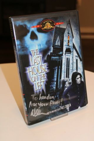 Last House On The Left (1972) Dvd Autographed By David Hess