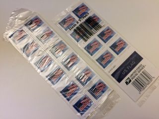 Usps Us Flag Forever Stamps - 979669 - 10 Books Of 20 Stamps,  200 In Total