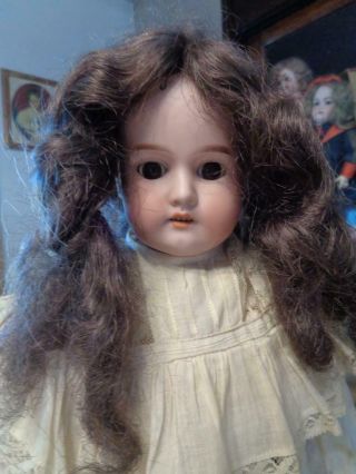 Antique Armand Marseille 370 Doll Newer,  All Cloth Body/replaced 22 "