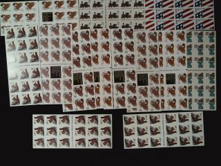 Us Postage.  371 - 29c Stamps In Booklets.  Face Value= $107.  59.  Self Sticking