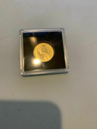 2013 1/4 OZ GOLD $10 DOLLAR US EAGLE COIN IN CAPSULE ONLY 3