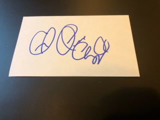 Dave Chappelle Signed Autographed Index Card - W/ Peace Sign Authentic