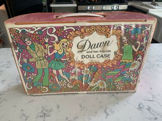 Vintage 1970 Dawn And Her Friends Doll Case