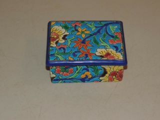 Lovely Decore A La Main Emaux De Longwy Lidded Box,  Color
