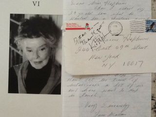 Katharine Hepburn Signed 1989 Fan Letter Envelope Mgm Actress Tracy Icon
