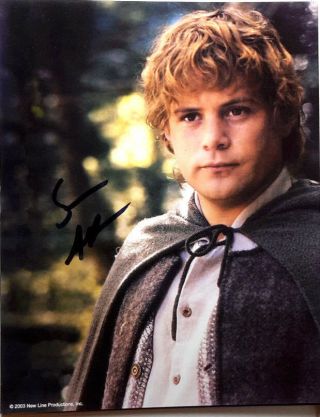 Lord Of The Rings Autograph 8x10 Photo Signed By Sean Astin As Samwise (lhau - 347)