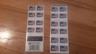 200 Forever Stamps 10 Books Of 20 Us Flag