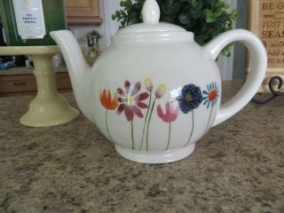 Rae Dunn Bloom Flowers Teapot With Lid By Magenta Floral