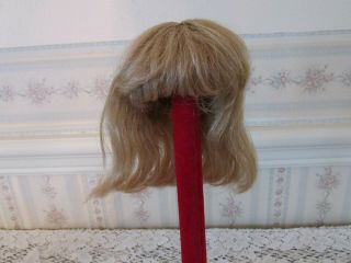Monique 100 Human Hair Doll Wig,  Size 7 - 8 ",  Ash Blonde,
