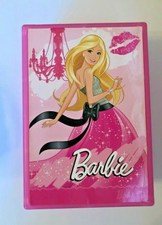 2009 Tara Toy Barbie Carrying Case Plastic Pink