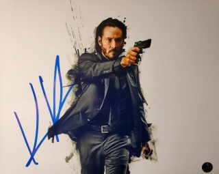 Keanu Reeves John Wick Shooting Authentic Signed Autographed 8x10 Photo