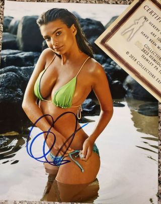 Sexy Bikini Emily Ratajkowski Authentic Signed Autographed 8x10 Photo