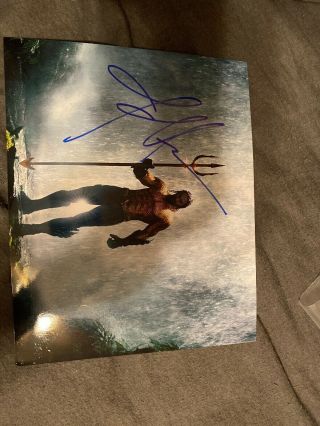 Aquaman 8x10 Photo Signed By Jason Momoa W/coa