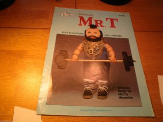 1984 Mr.  T Soft Sculpture Doll Pattern Miss Martha 