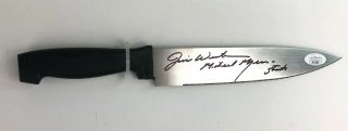 Jim Winburn Autograph Signed Knife - Halloween " Michael Myers " (jsa)