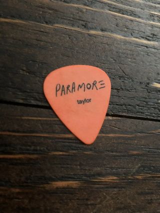 Paramore Taylor York Stage Guitar Pick Plectrum Hayley Rare