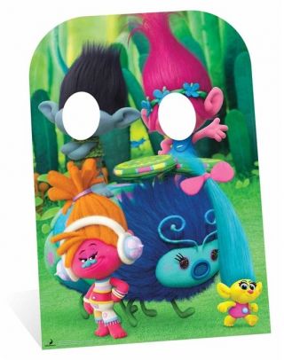 Trolls Poppy And Branch Child Size Cardboard Cutout Stand - In Dreamworks Photos