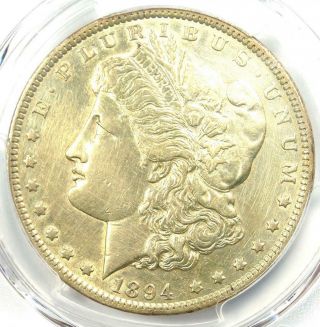 1894 Morgan Silver Dollar $1 - Certified Pcgs Au Detail - Key Date 1894 - P Coin