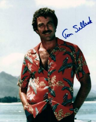 Tom Selleck Signed 8x10 Picture Photo Autographed With