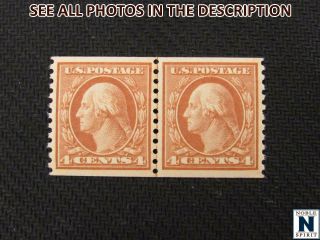 Noblespirit (th2) Special Us No 495 Mnh Xf Coil Line Pair = $160 Cv