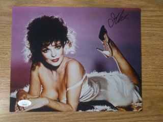 A Joan Collins Signed 8x10 Photo Jsa Authenticated