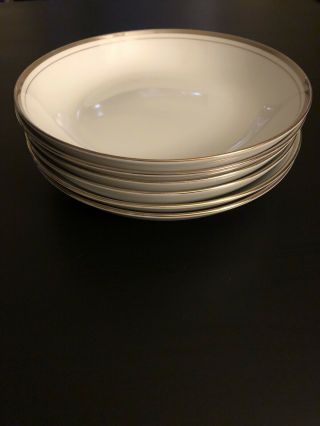 Set Of 6 Vintage Royalton China Co Translucent Porcelain Soup/salad Bowls 7.  5 "