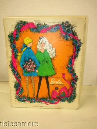 Vintage Mod Era Wolrd Of Barbie Double Doll Trunk Case 1968 No 1004