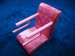 2013 American Girl Doll Bistro Star Seat Cafe Chair Pink Treat 18 " Booster