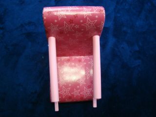 2013 American Girl Doll Bistro Star Seat Cafe Chair Pink Treat 18 