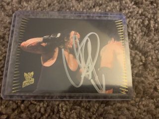 The Undertaker Wwe Wwf Signed Autograph Autographed Card (not A Print)