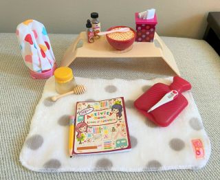 Our Generation 18 " Doll Sick At Home Accessories Set