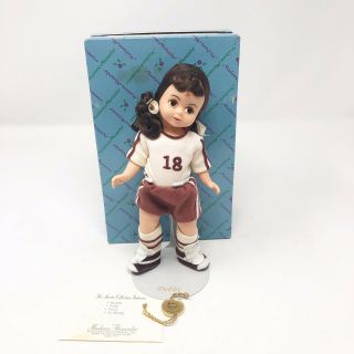 Madame Alexander Debbi Soccer Girl Doll 8” Tall 16341 W/ Paper