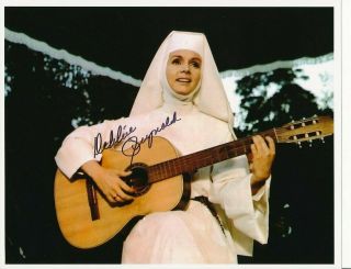 Debbie Reynolds Signed Autographed The Singing Nun Studio Color Photo