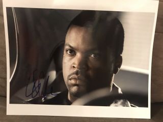 Ice Cube Autograph 8x10 Signed Photo W/ Rap,  Nwa,  Straight Outta Compton