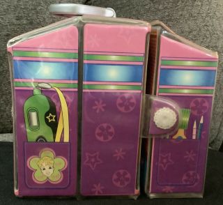 Fashion Polly Pocket Store Salon Shop Mall Fold Out Playset Carry Case 2
