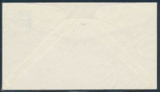C52 7c JET AIRMAIL ON HANDPAINTED FDC CACHET BY W.  N.  WRIGHT BV1938 2