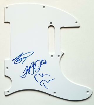 Mike,  The Mechanics Real Hand Signed Guitar Pickguard Genesis