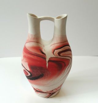 Nemadji Wedding Vase - 9 - 3/4 " - Native American/southwestern Style - Mauve,  Pink