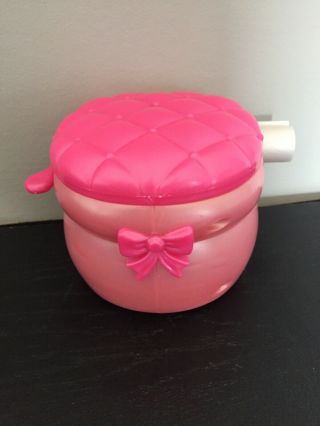 Mattel 2011 Little Mommy Baby Doll Princess Talking Potty Toilet Seat Pink
