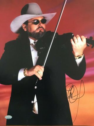 Charlie Daniels (southern Rock Legend) Signed 11x14 Photo 2 - Fsc