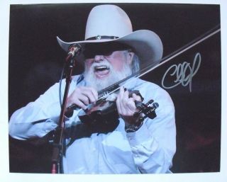 Charlie Daniels Signed Photo 8 " X10 ".  With