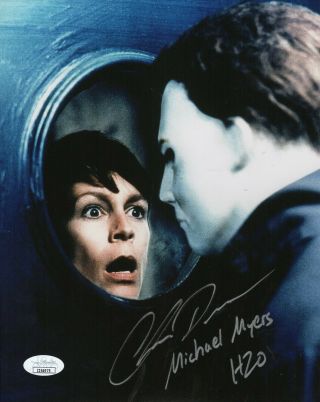 Chris Durand Autograph Signed 8x10 Photo - Halloween H20 " Michael Myers " (jsa)