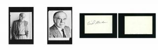 Lionel Stander - Signed Autograph And Headshot Photo Set