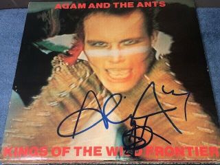 Adam Ant Signed Autographed King Of The Wild Frontier Record Album Lp