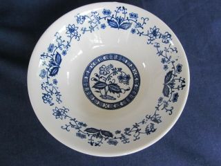 Set of 7 vintage blue & white Japan Blue Danube Blue Onion China cereal bowls 2