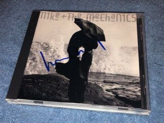 Mike Rutherford Signed Mike & The Mechanics Living Years Cd Booklet Genesis