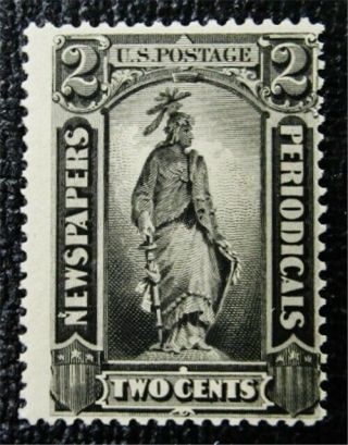 Nystamps Us Newspaper Stamp Pr91 Og H $500