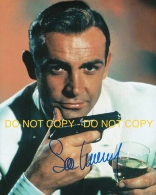 Sean Connery,  James Bond,  007,  Hand Signed 8x10 Photo W/coa