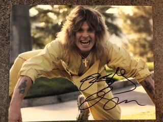 Ozzy Osbourne Signed Autographed Photo 8 X 10