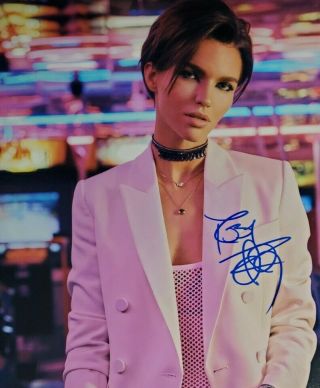 Ruby Rose Hand Signed 8 X 10 Photo W/ Holo